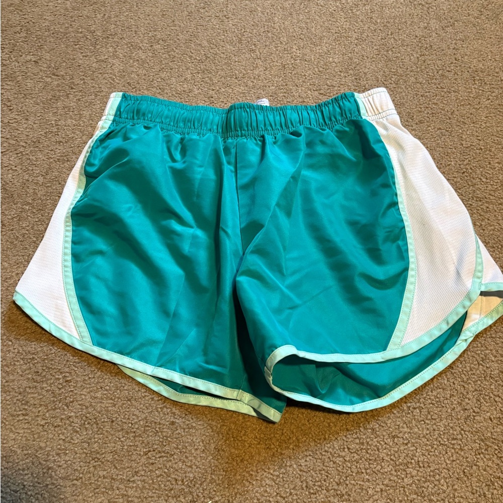 Athletic Works Teal and White Women's Shorts